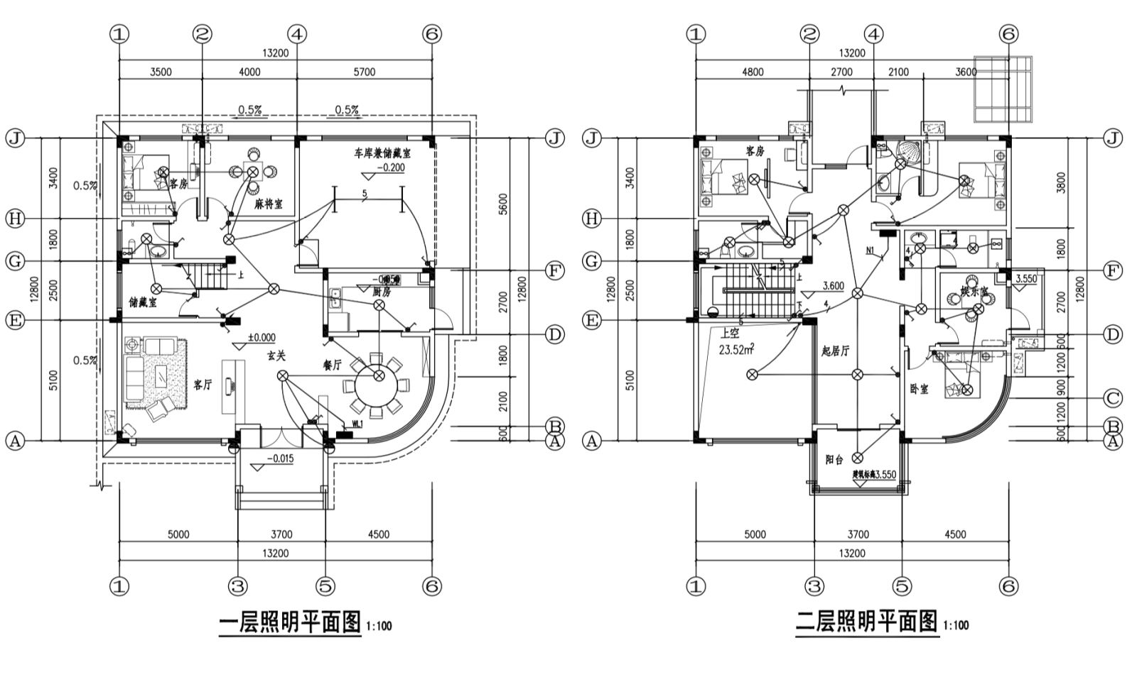 新中式农村自建房3层独栋别墅建筑设计施工图（含全套...cad施工图下载【ID:149888134】