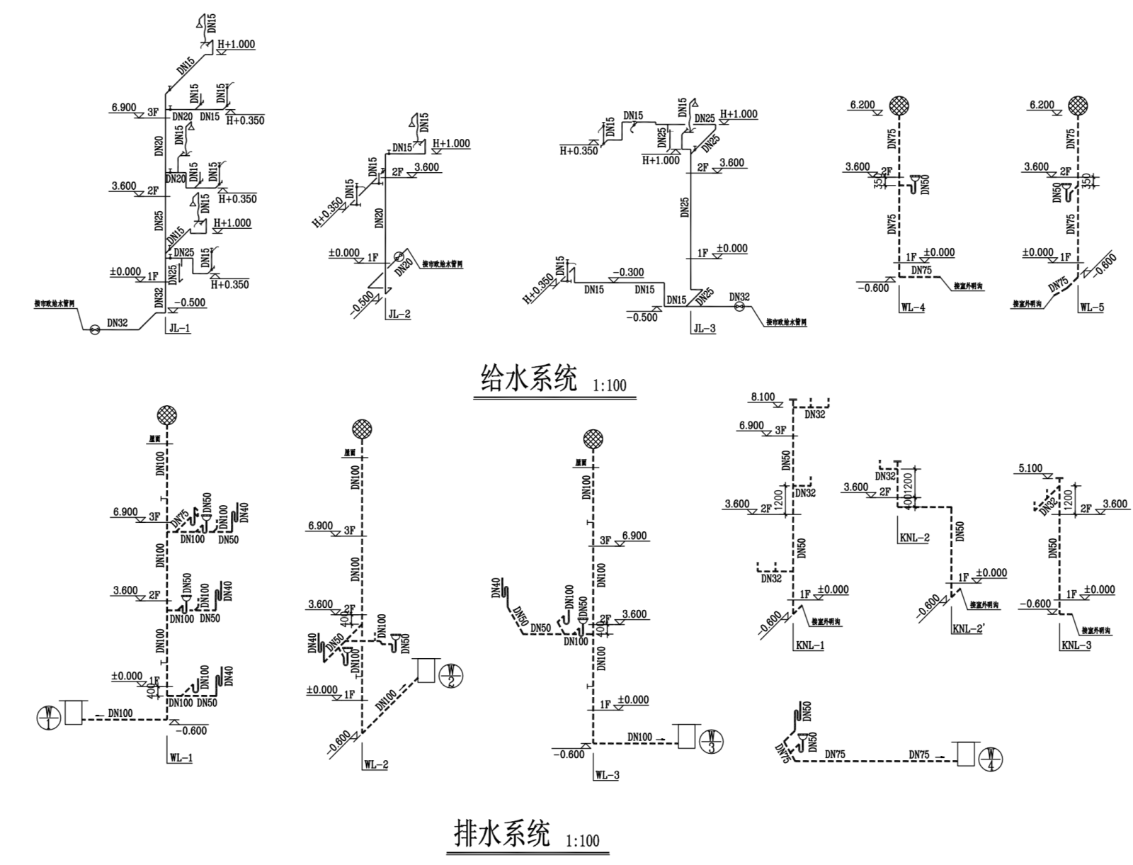 新中式农村自建房3层独栋别墅建筑设计施工图（含全套...cad施工图下载【ID:149888134】