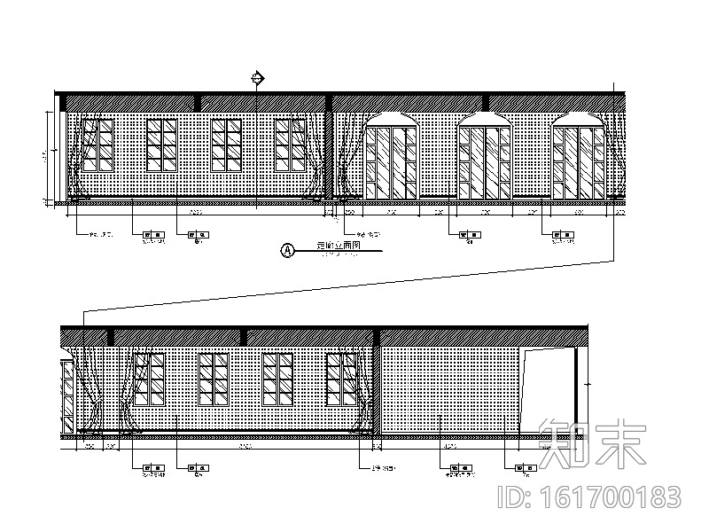 [广州]某售楼处设计全套CAD施工图cad施工图下载【ID:161700183】