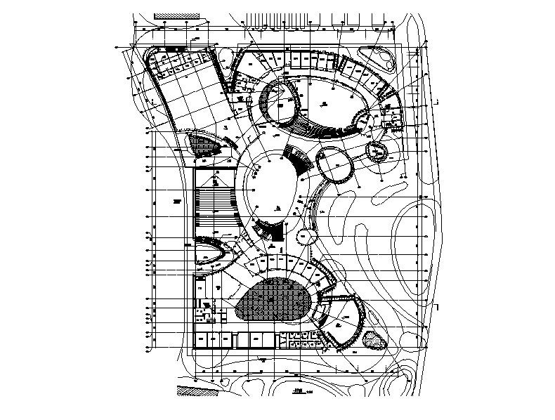 [浙江]多层市级框架结构小学建筑施工图施工图下载【ID:151564123】