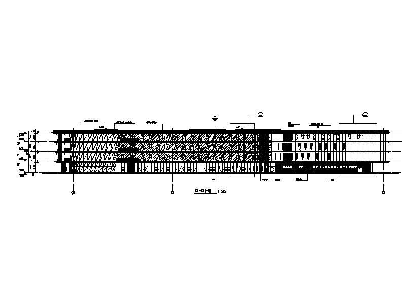 [浙江]多层市级框架结构小学建筑施工图施工图下载【ID:151564123】