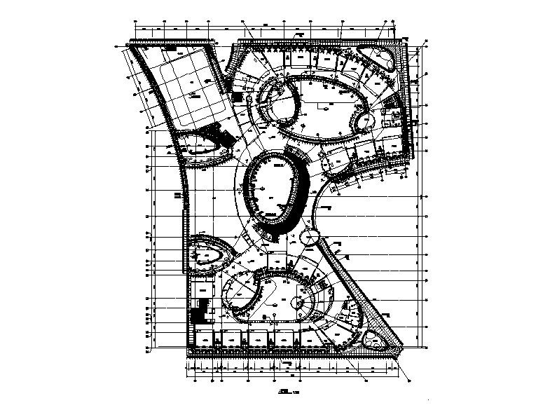 [浙江]多层市级框架结构小学建筑施工图施工图下载【ID:151564123】