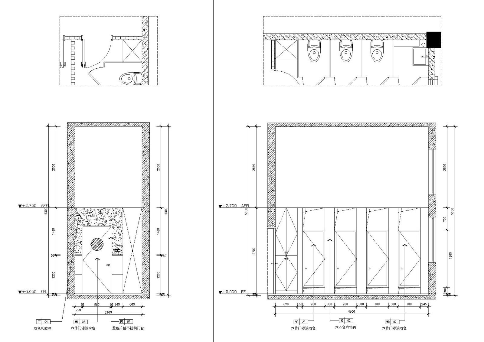 江苏昆山英语培训中心全套施工图_效果图cad施工图下载【ID:1131206803】