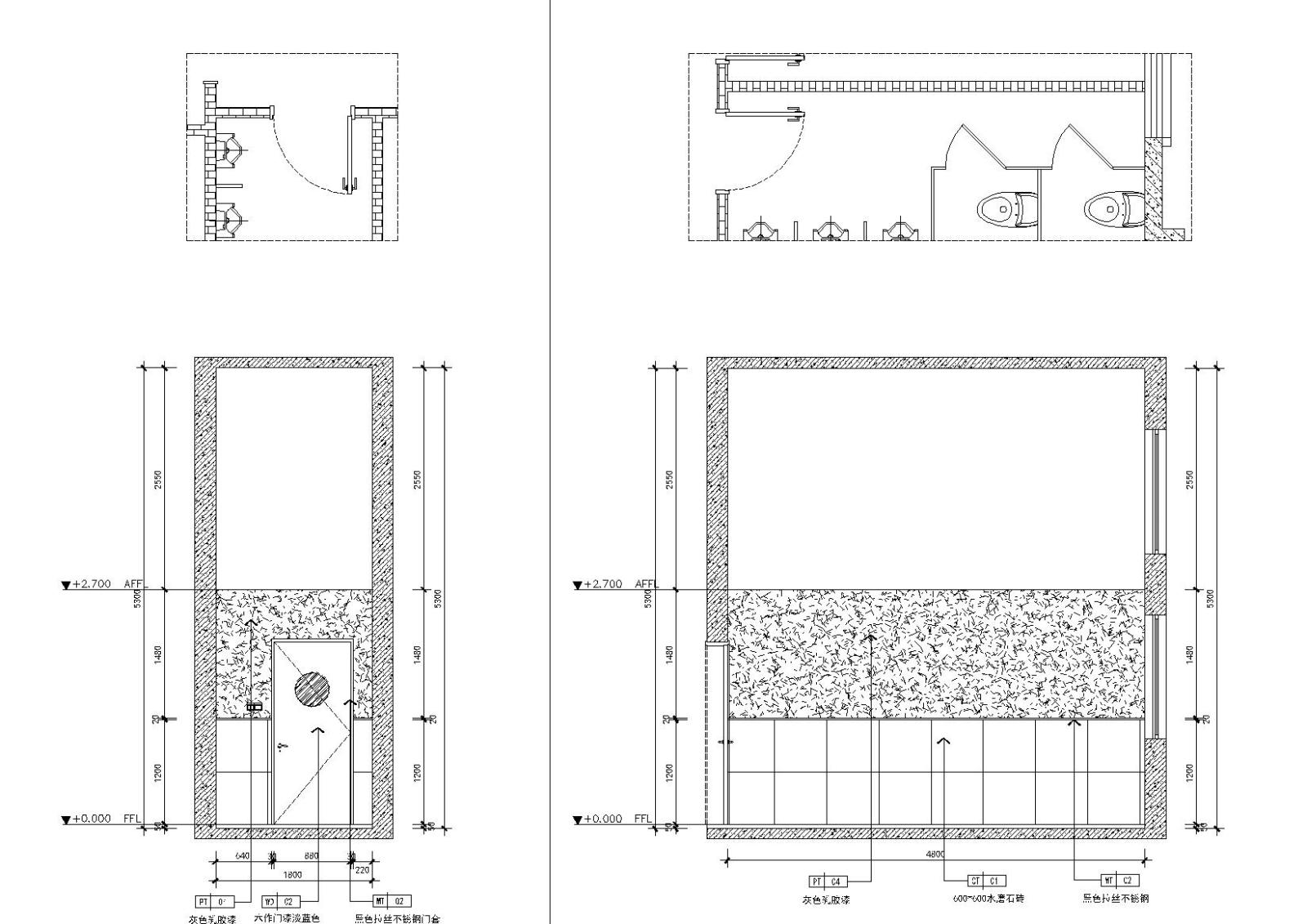 江苏昆山英语培训中心全套施工图_效果图cad施工图下载【ID:1131206803】