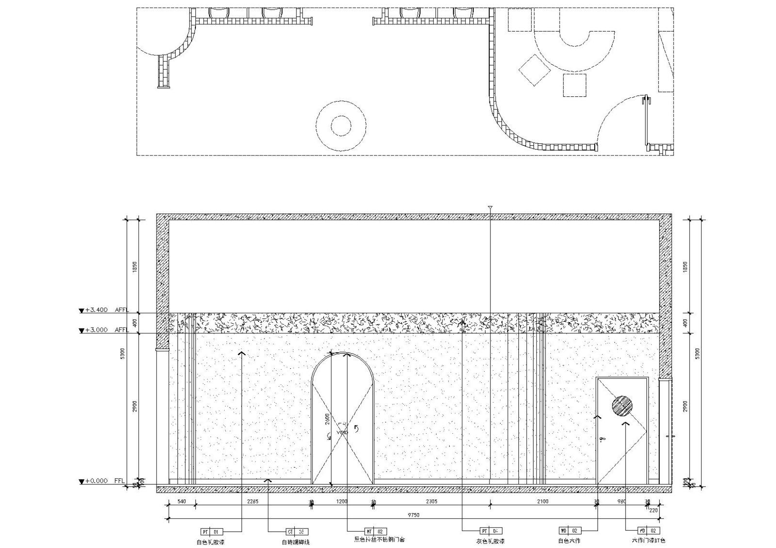 江苏昆山英语培训中心全套施工图_效果图cad施工图下载【ID:1131206803】