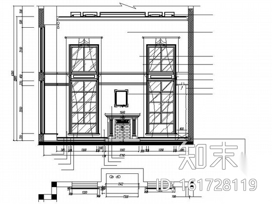 [昆明]精致典雅双层别墅欧式风格装修图（含效果图）cad施工图下载【ID:161728119】