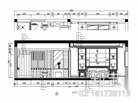 [昆明]精致典雅双层别墅欧式风格装修图（含效果图）cad施工图下载【ID:161728119】