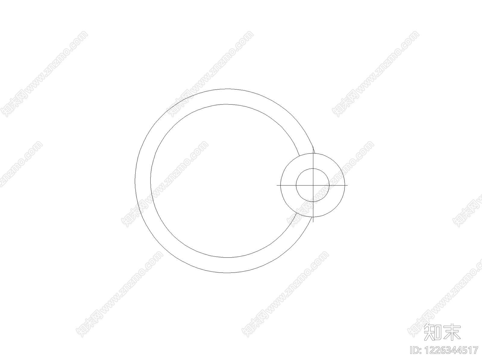 现代五金管件CAD图纸