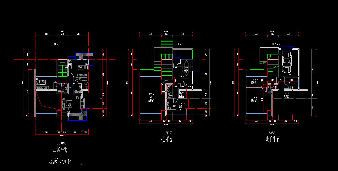 [上海]荷花苑建筑设计施工图！cad施工图下载【ID:149773172】