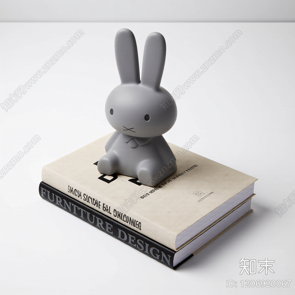 兔子雕塑装饰品3D模型下载【ID:1206920067】