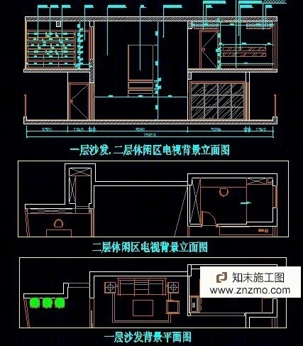 现代中式施工图施工图下载【ID:36938964】