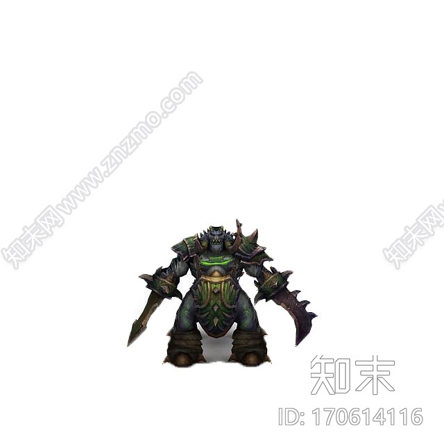 现代3DWOW魔兽世界系列角色CG模型下载【ID:170614116】