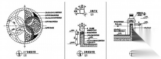 [沈阳]巧致别墅景观规划设计施工图cad施工图下载【ID:161064100】