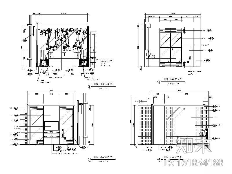 [辽宁]星级商务休闲酒店设计CAD施工图（含实景图）cad施工图下载【ID:161854168】