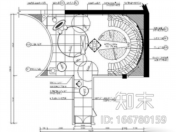 [北京]某俱乐部包房装修图Ⅱcad施工图下载【ID:166780159】