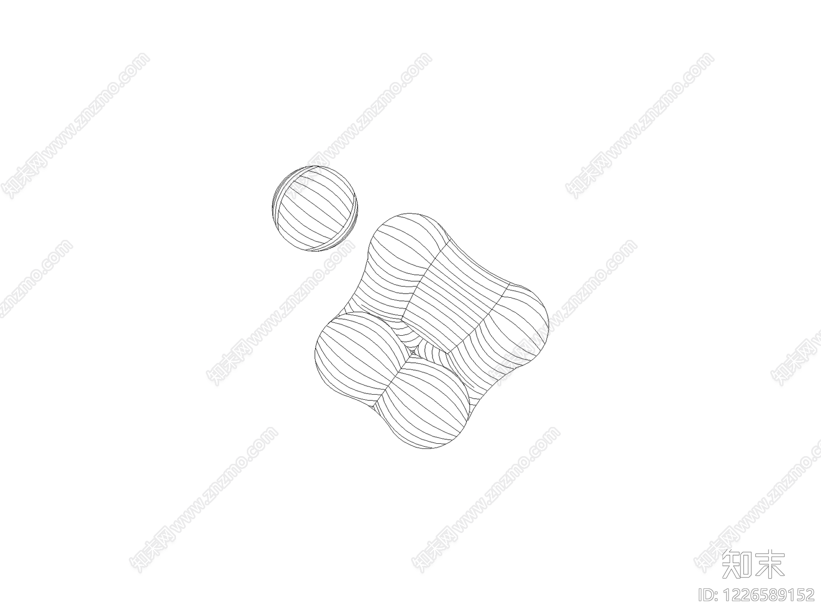 现代填充图案CAD图纸