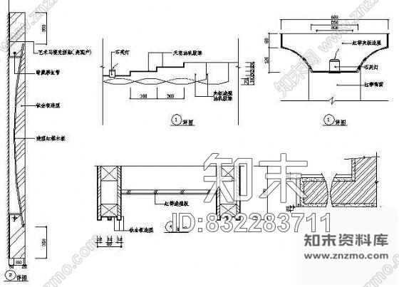 图块/节点门套详图cad施工图下载【ID:832283711】