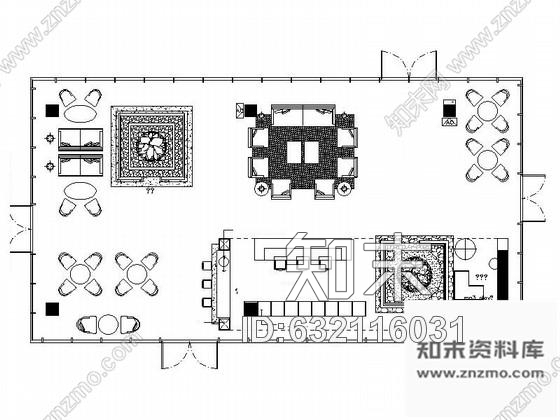 施工图浙江某花园小区会所室内装修施工图cad施工图下载【ID:632116031】