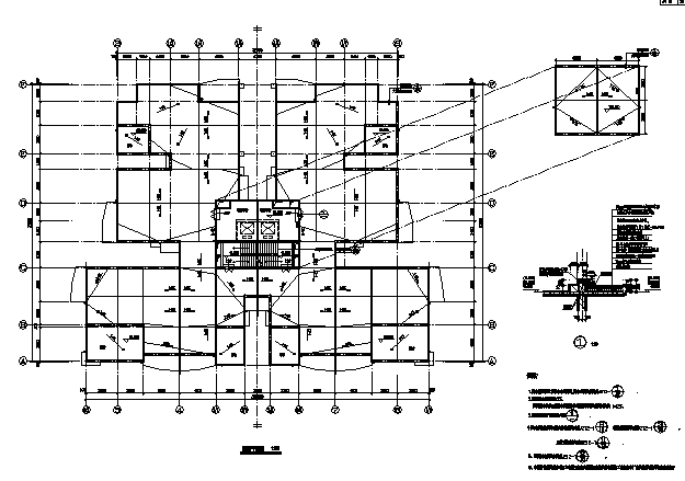 90米高商住大厦建筑图（全套图纸）cad施工图下载【ID:151559146】