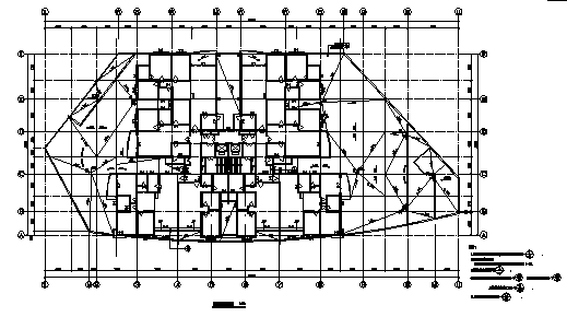 90米高商住大厦建筑图（全套图纸）cad施工图下载【ID:151559146】