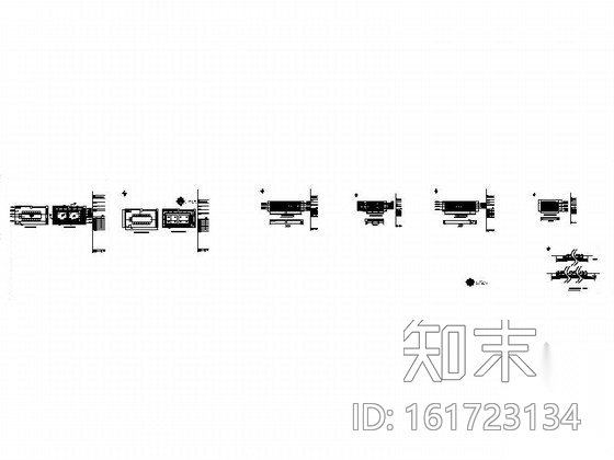 现代会议室CAD装修图施工图下载【ID:161723134】