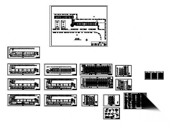 某七层教学楼建筑结构施工图cad施工图下载【ID:151575131】