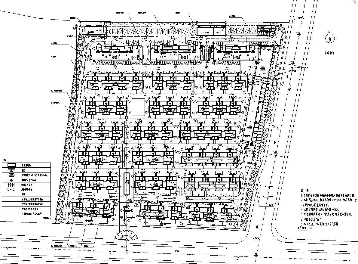 [上海]华夏幸福基业孔雀城居住区建筑施工图（CAD）施工图下载【ID:149581187】