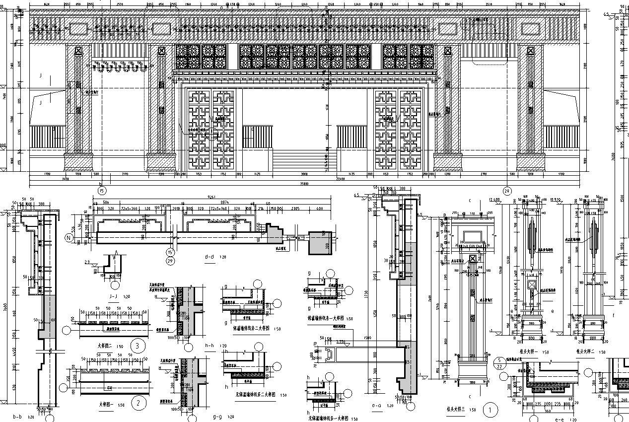 [上海]华夏幸福基业孔雀城居住区建筑施工图（CAD）施工图下载【ID:149581187】