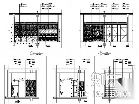 [苏州]五星假日酒店会议区施工图cad施工图下载【ID:165116161】