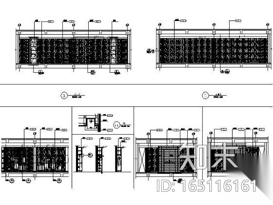 [苏州]五星假日酒店会议区施工图cad施工图下载【ID:165116161】