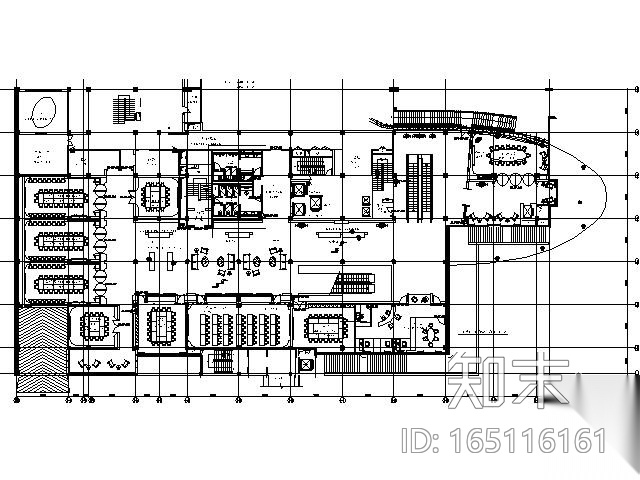 [苏州]五星假日酒店会议区施工图cad施工图下载【ID:165116161】