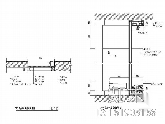知名集团新中式三居样板房室内装修图cad施工图下载【ID:161905166】