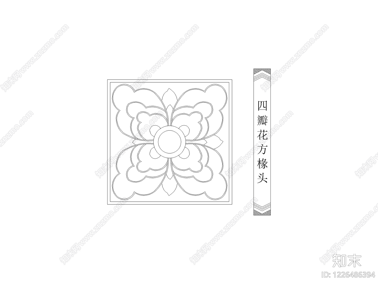 外立面装饰构件CAD图纸