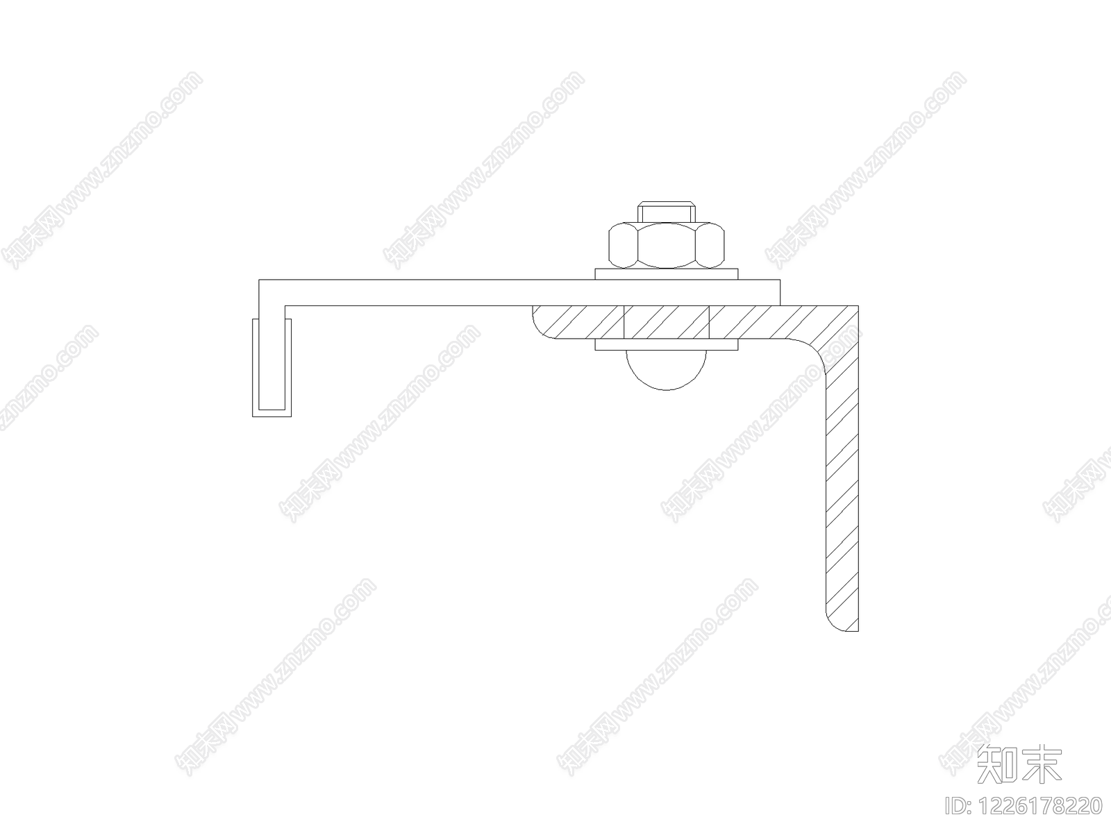 五金管件cad施工图下载【ID:1226178220】