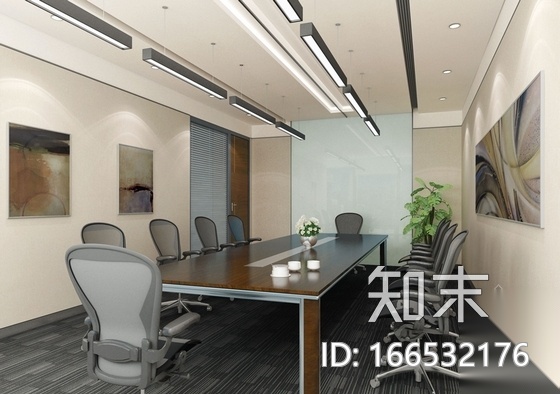 [辽宁]著名现代风格证券分公司室内装修施工图（含方案）cad施工图下载【ID:166532176】