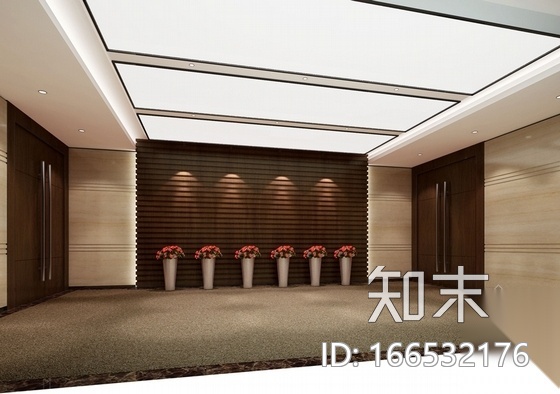 [辽宁]著名现代风格证券分公司室内装修施工图（含方案）cad施工图下载【ID:166532176】