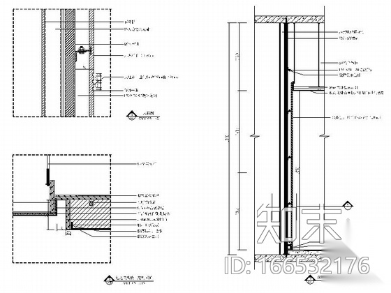 [辽宁]著名现代风格证券分公司室内装修施工图（含方案）cad施工图下载【ID:166532176】