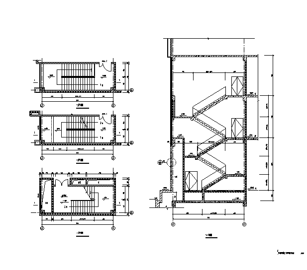 [合集]3套国内知名设计院商业建筑建筑施工图cad施工图下载【ID:151442183】