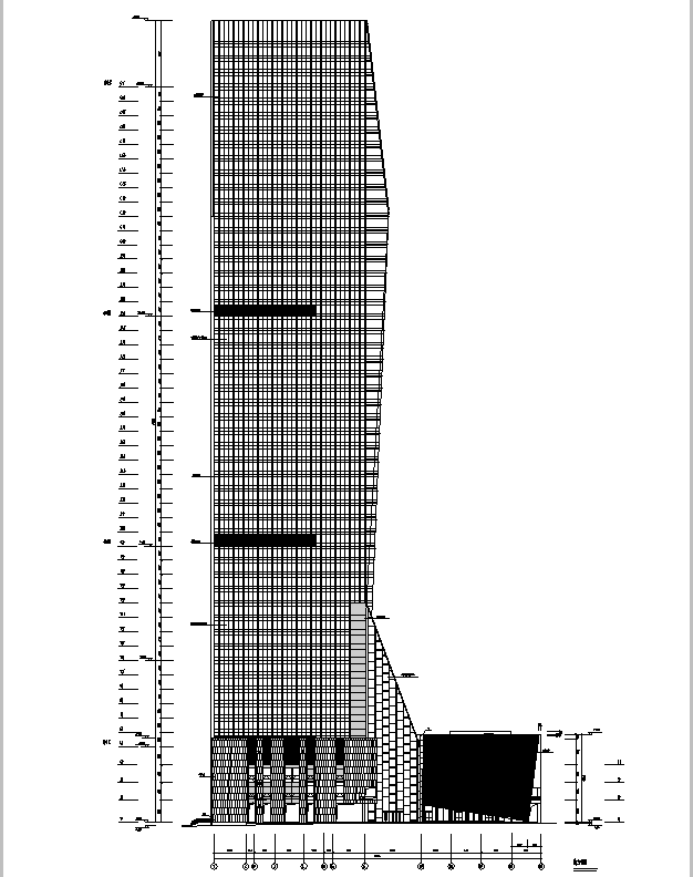 [合集]3套国内知名设计院商业建筑建筑施工图cad施工图下载【ID:151442183】