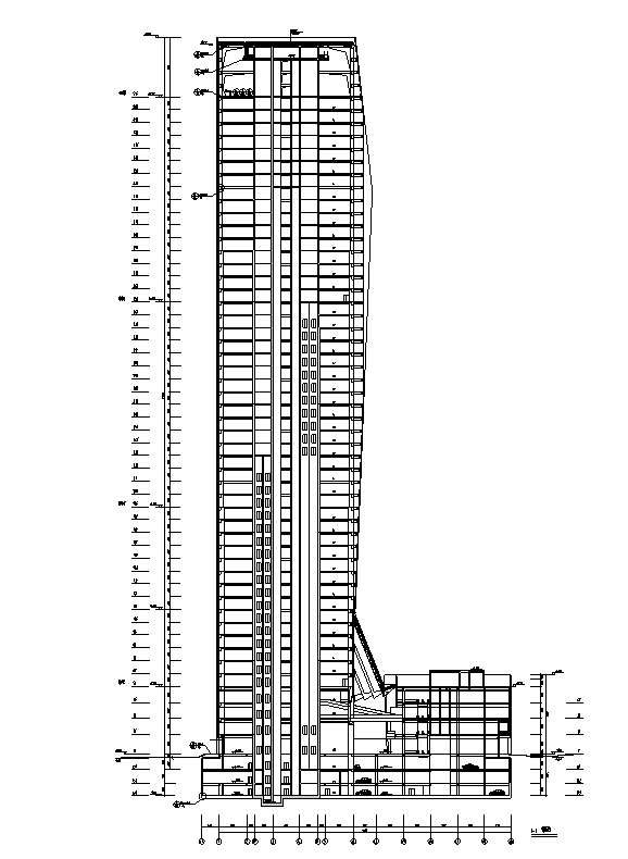 [合集]3套国内知名设计院商业建筑建筑施工图cad施工图下载【ID:151442183】