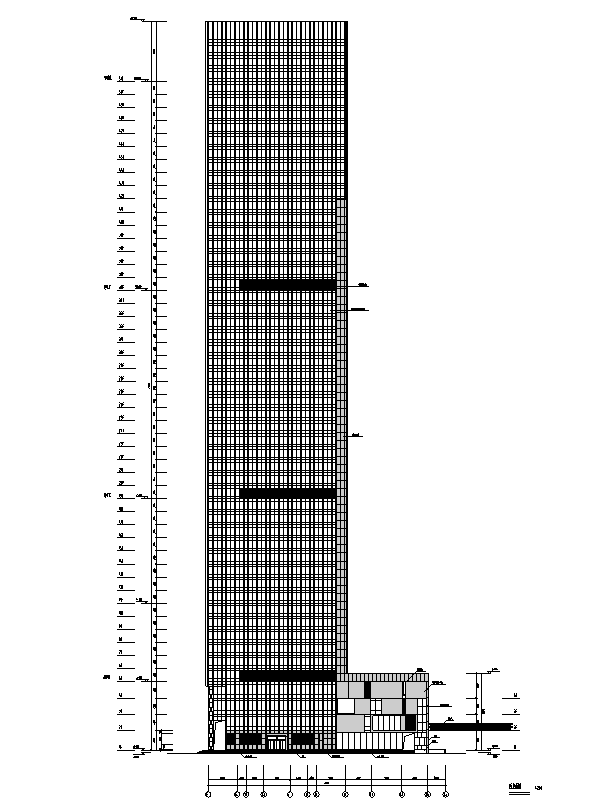 [合集]3套国内知名设计院商业建筑建筑施工图cad施工图下载【ID:151442183】