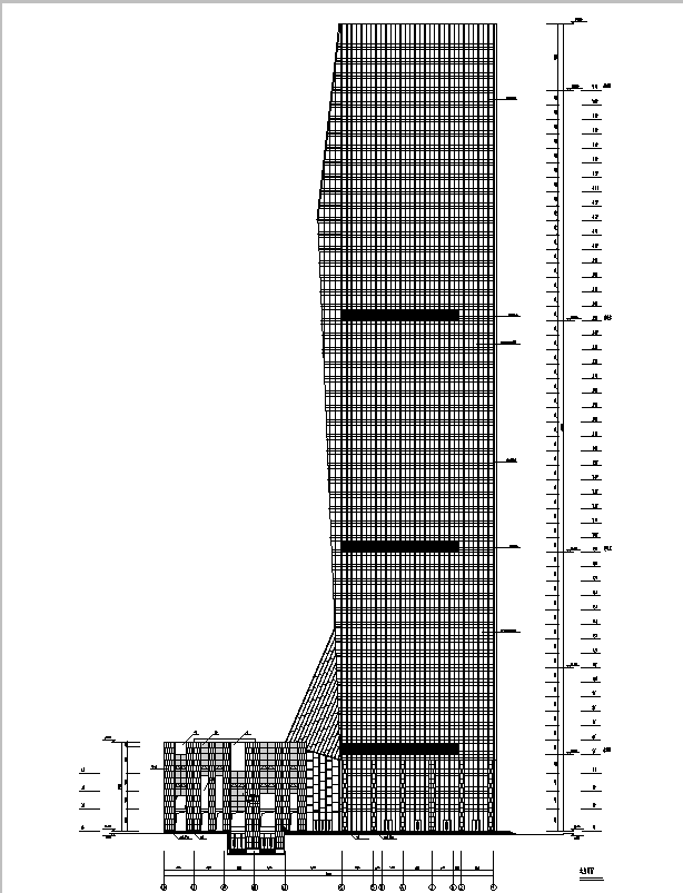 [合集]3套国内知名设计院商业建筑建筑施工图cad施工图下载【ID:151442183】