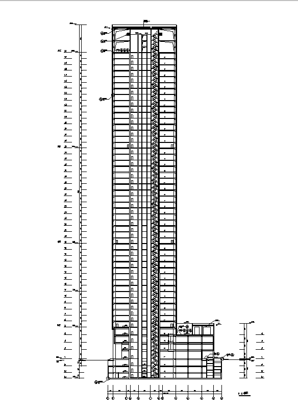 [合集]3套国内知名设计院商业建筑建筑施工图cad施工图下载【ID:151442183】