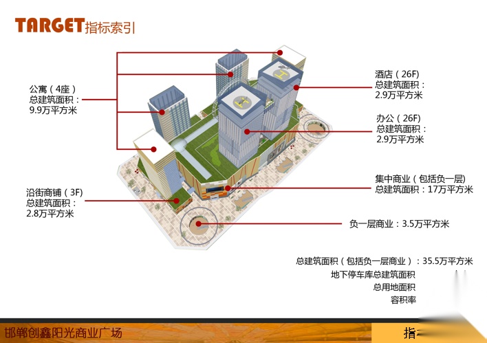 [河北]邯郸创鑫商业广场建筑设计方案cad施工图下载【ID:168103150】