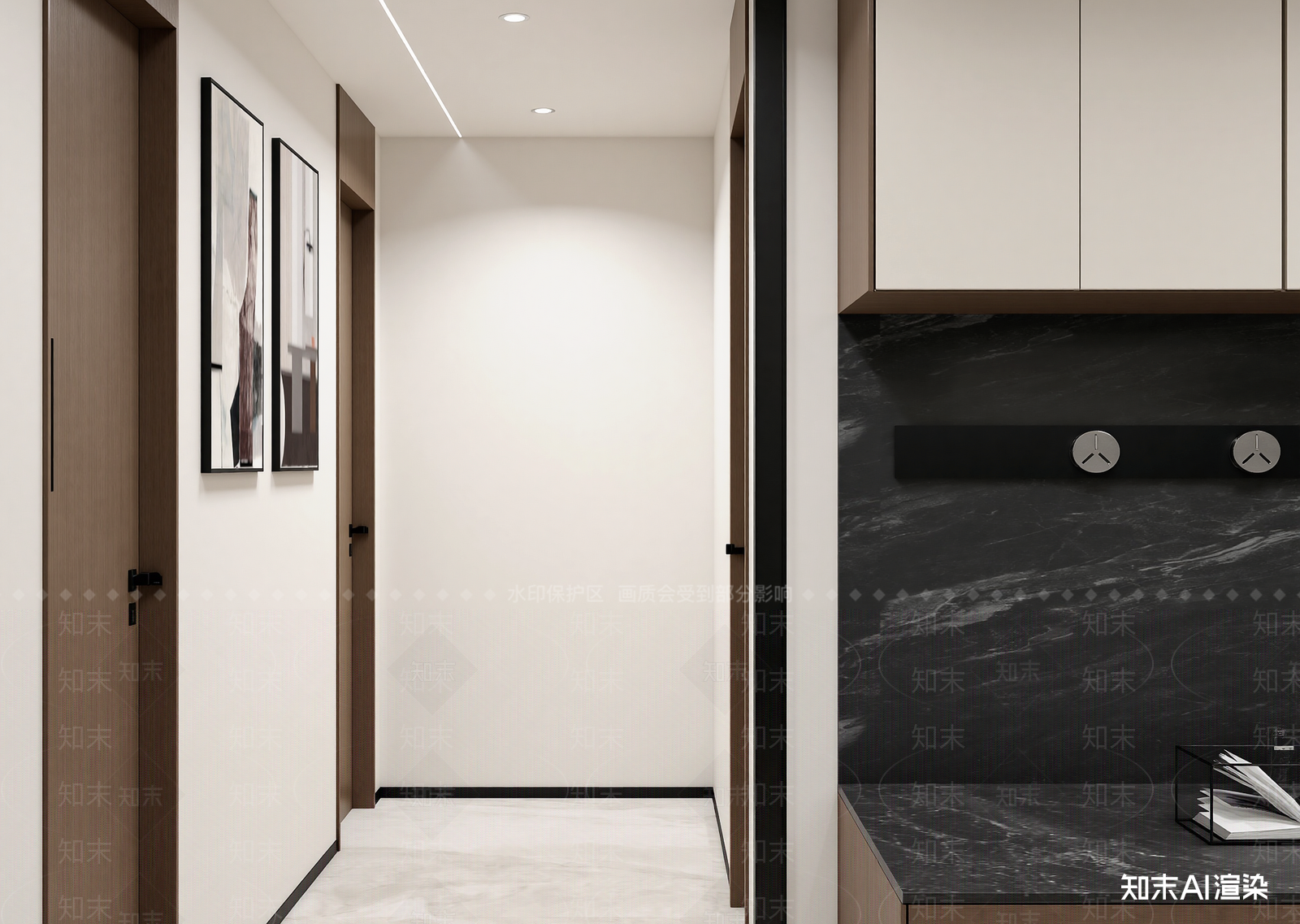 现代玄关3D模型下载【ID:1214853034】