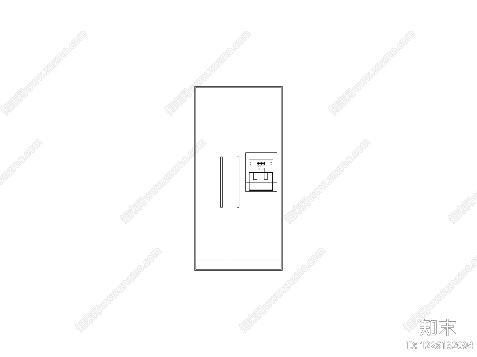 柜子cad施工图下载【ID:1226132094】