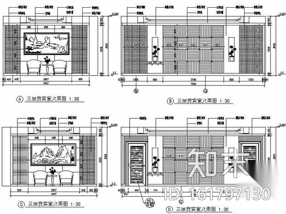 [深圳]某公司综合楼精装办公楼装修工程图(含效果)cad施工图下载【ID:161797130】