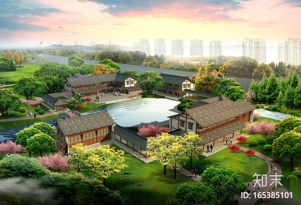 [北京]开敞式街旁绿地设计方案cad施工图下载【ID:165385101】