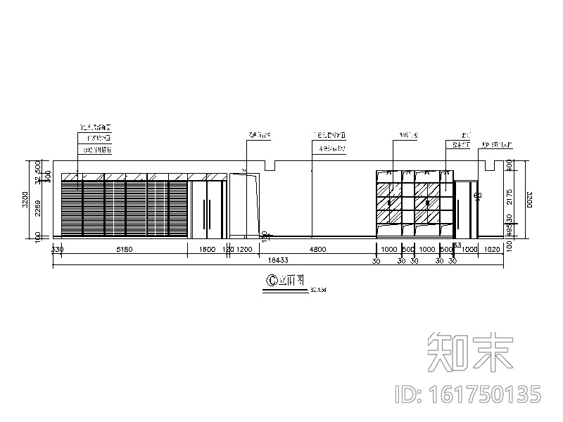 高档房产办公室设计全套CAD施工图cad施工图下载【ID:161750135】