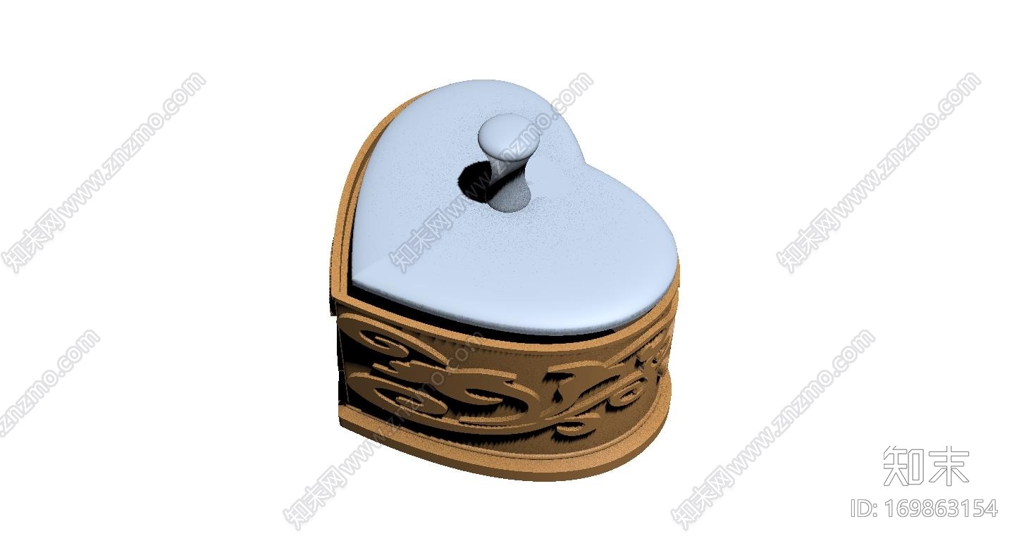 心形盒3d打印模型下载【ID:169863154】